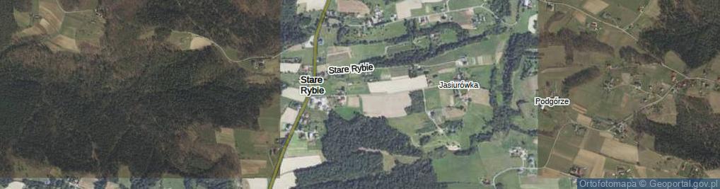 Zdjęcie satelitarne Stare Rybie ul.